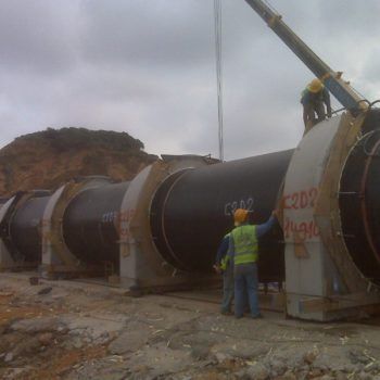 Tubería captación de agua Cap Djinet